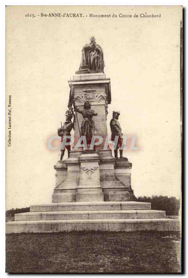 Ste-ANNE-d'AURAY — Monument du Comte de Chambord — Collection Laurent-Nel, Rennes