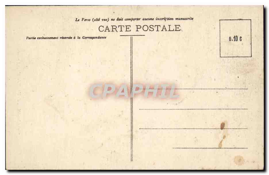 CPA Ste Anne d Auray Autel Privilegie  — Verso