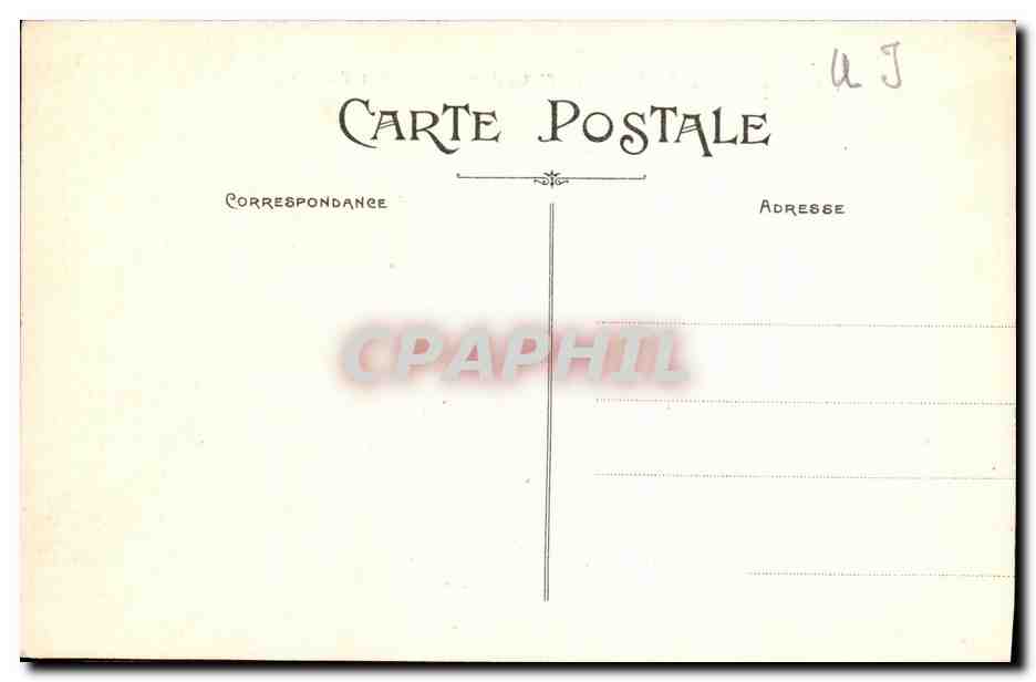 CPA Au Bord de L Ocean Le flot qui monte Temps d Orage — Rückseite