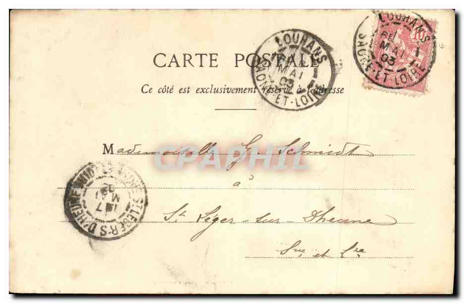 CPA Idylle Bertonne Bourg de Batz Folklore Enfants Fileuse — Rückseite