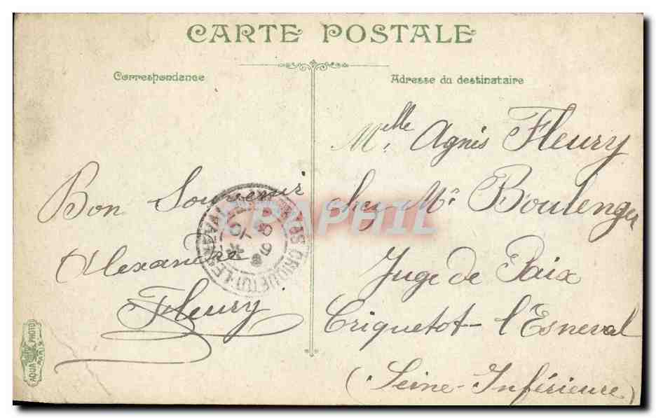 CPA La Vie du Marin Distrubution de la soupe Militaria — Verso