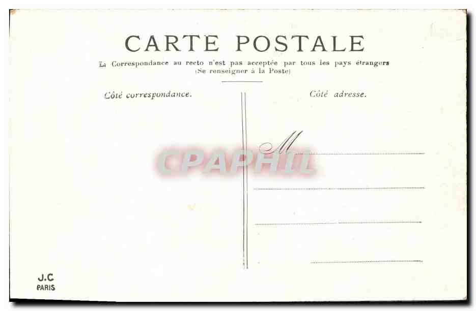 CPA Paris La Bastille et la Colonne de Juillet — Rückseite