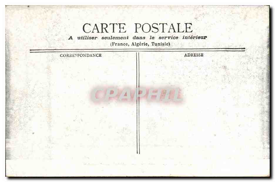 CPA Paris La Grille du parrc Monceau — Verso