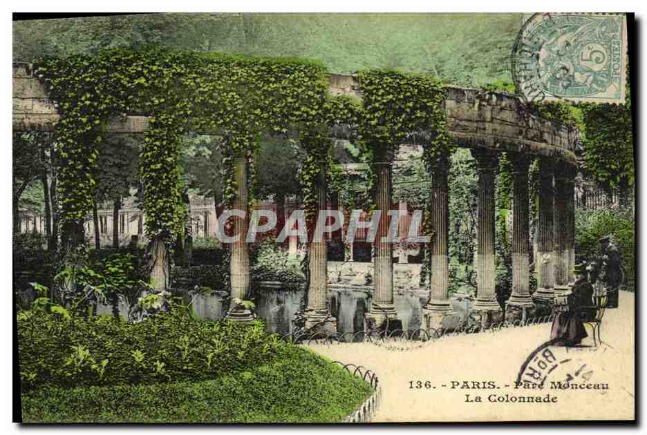 CPA Paris Le Parc Monceau La Colonnade