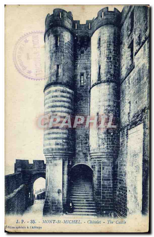 CPA Mont St Michel Chatelet 