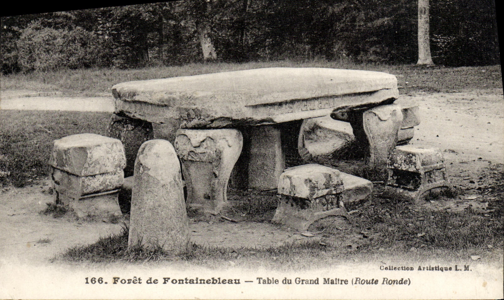 Bosque de Fontainebleau — Mesa del Gran Maestre (Ruta Redonda) — Colección Artística L. M.