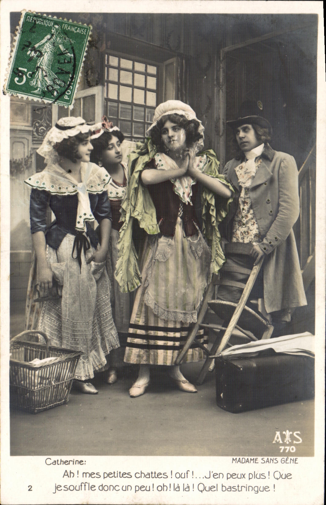 Madame Sans Gêne — scène de théâtre — éditée par ATS 770