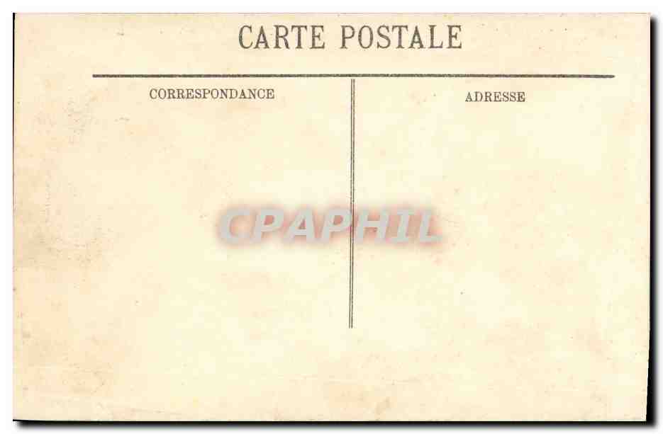 CPA Dans les Brisants Bateau — Rückseite