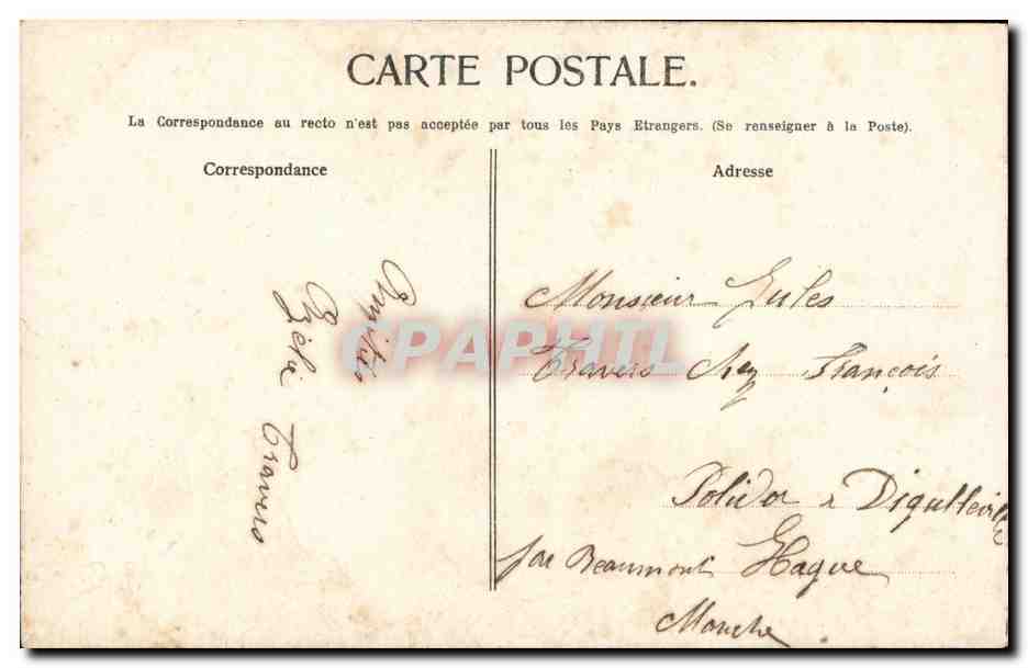 CPA Ces bons Normands Folklore  — Rückseite