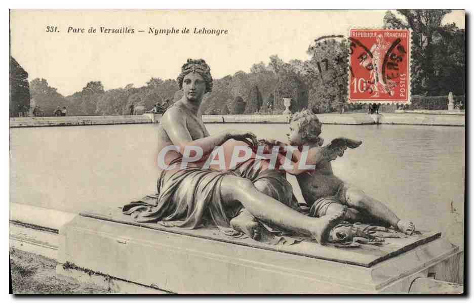 Parc de Versailles — Nymphé de Lehongre — Éditeur Héllétype A. Bourdier