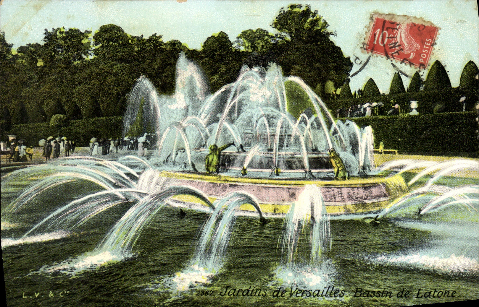 CPA Jardins de Versailles Bassin de Latone 