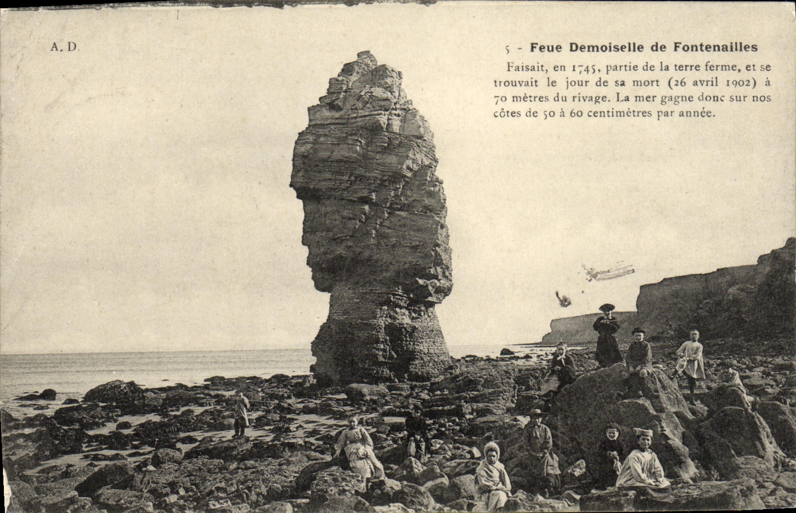 Feue Demoiselle de Fontenailles — Küstenruine — A.D. n°5
