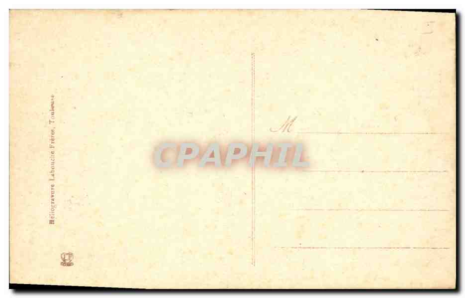 CPA Pau chateau Henrri lV Chambre Louis XlV Dite abd el Kader — Verso