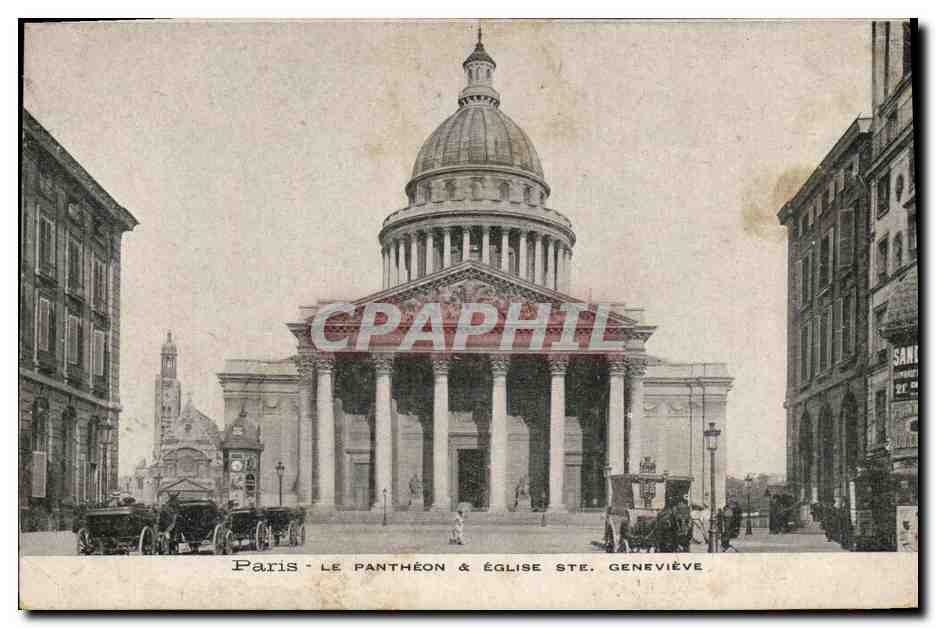 CPA Paris Le Pantheon Eglise Ste Genevieve