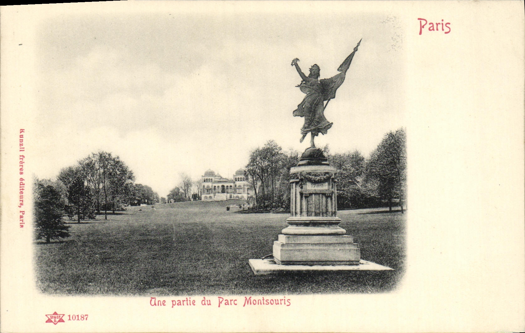 CPA Paris Une partie Parc Montsouris 