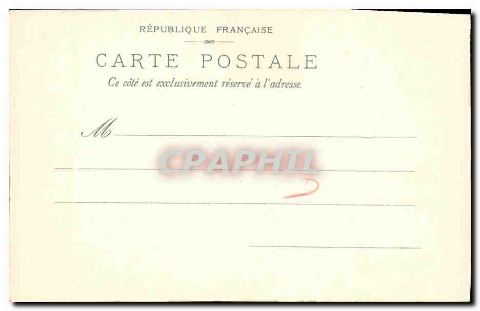 CPA Paris Une partie Parc Montsouris  — Rückseite