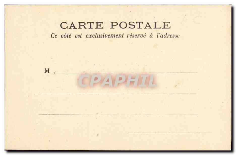 CPA Paris Entree du Parc Monceaux — Verso