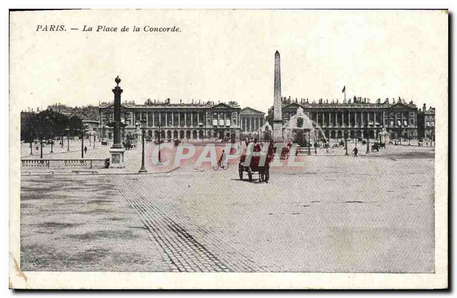 CPA Paris Le Place de la Concorde
