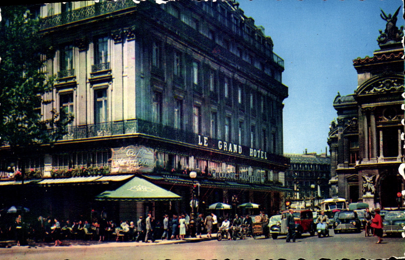 CPM Paris Le Cafe de la Paix Place de l Opera
