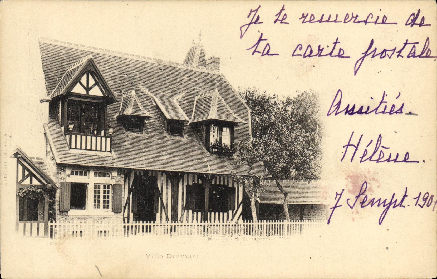 CPA Maison Calvados 