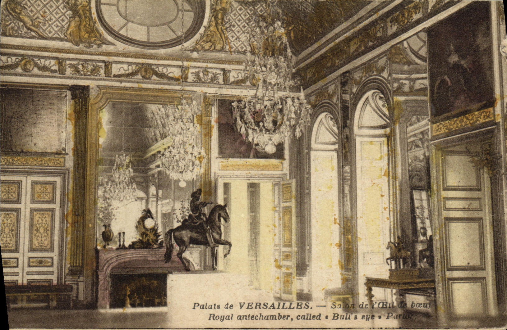 CPA Palais de Versailles Salon de l oeil de boeuf 