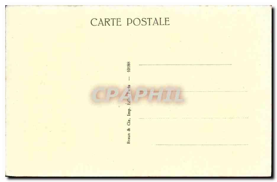 CPA Musee du Louvre J L David Les Sabines Paris — Verso