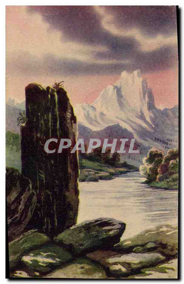 CPA Paysage de montagne