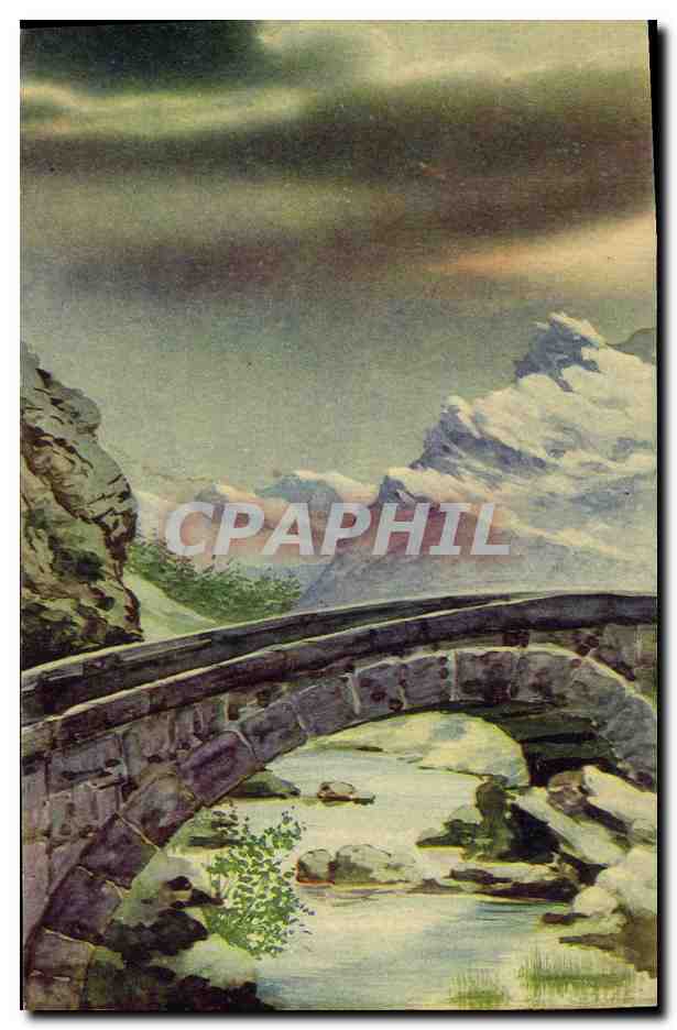 CPA Paysage de montagne