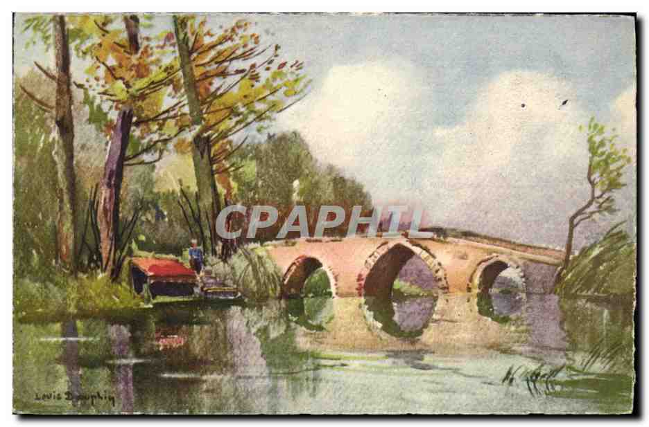 CPA Paysage pont
