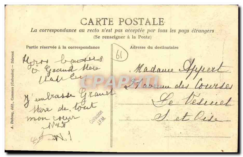 CPA La Normandie Le gouter apres le travail Folklore — Verso