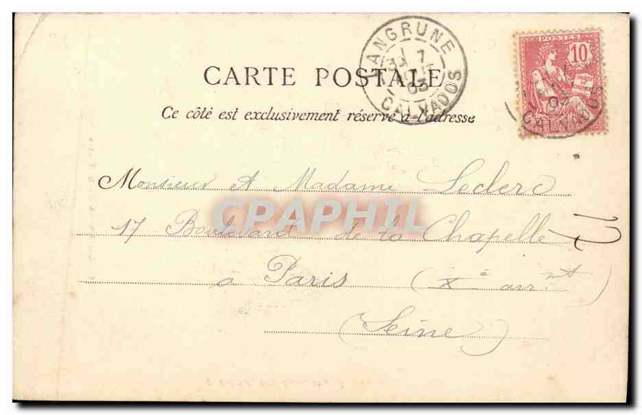 CPA Un Ancien de la Flotte muarin  — Rückseite