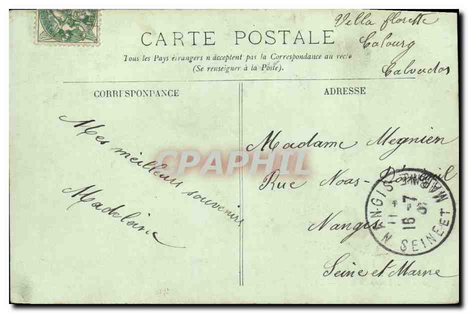 CPA L Heure du Bain Enfants — Verso