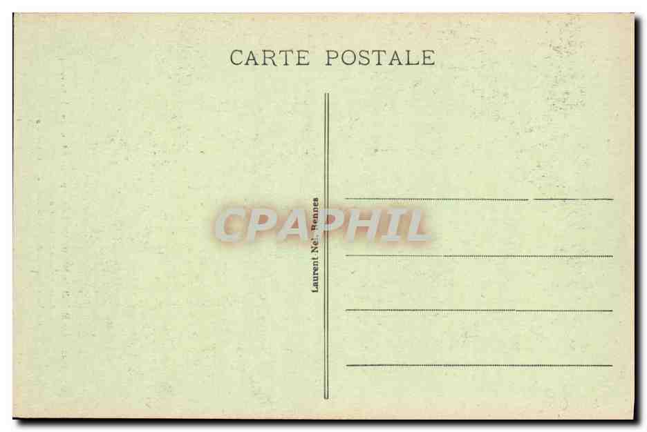 CPA Le Mont St Michel La Crypte de l Aquilon Aumonerie ou cloitre du monastere — Verso