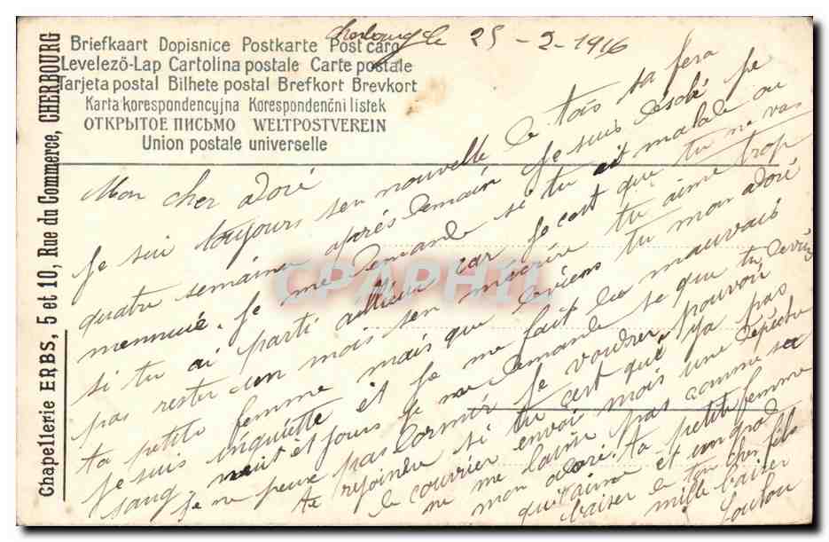 CPA Femme Bateau de peche  — Rückseite