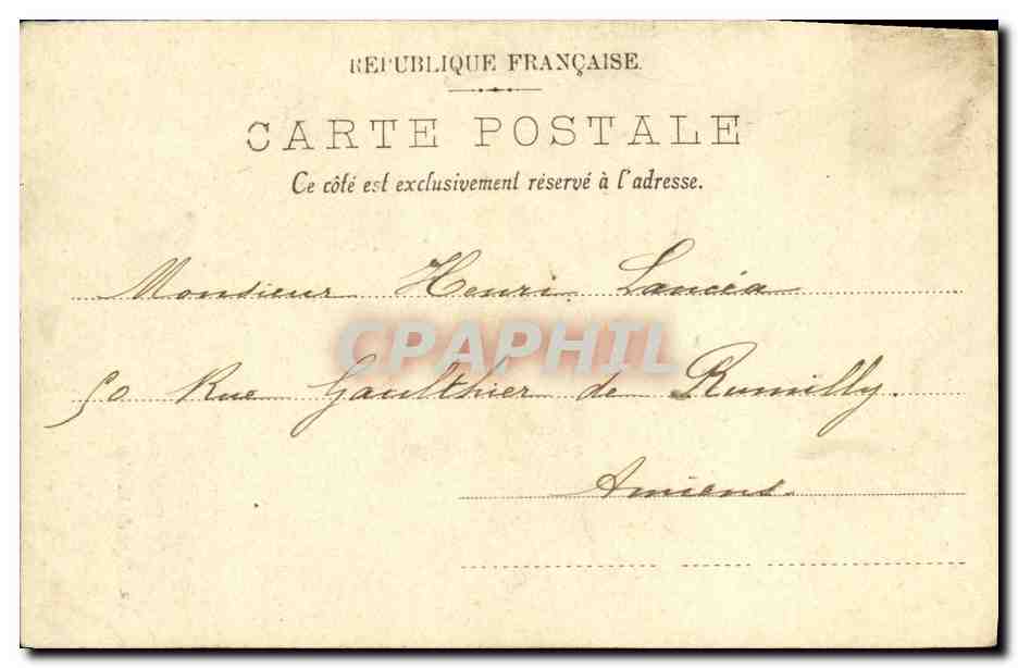 Mujer con aura — Tipo Matelote — LL. — 50B — 1902 — Reverso
