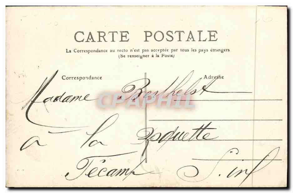 CPA Au Large J aime ce moussaillon qui ne craint pas le flot — Rückseite