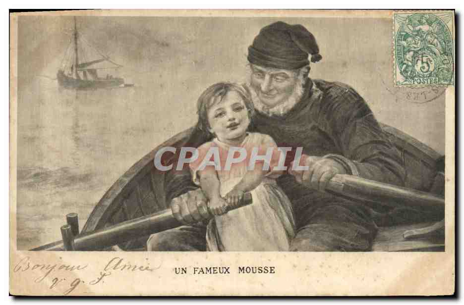 CPA Un Fameux Mousse Enfant Pecheur 