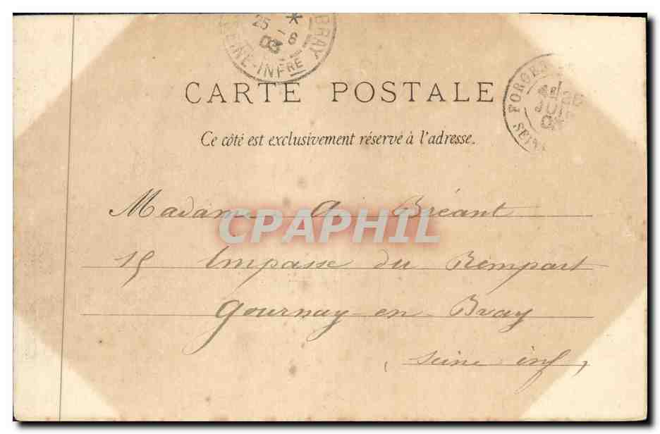 CPA Un Fameux Mousse Enfant Pecheur  — Verso