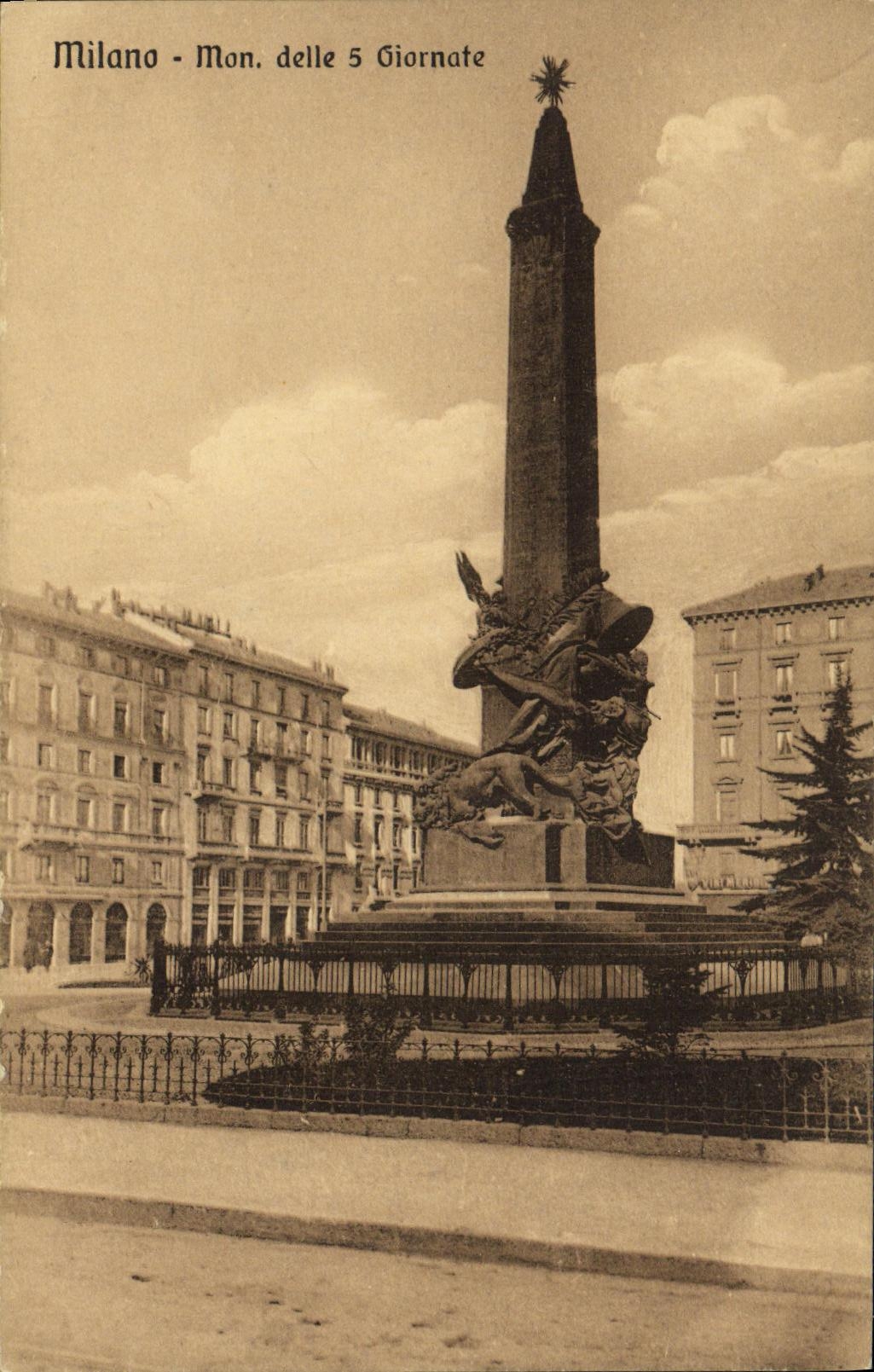 CPA Milano Mon delle 5 giornate