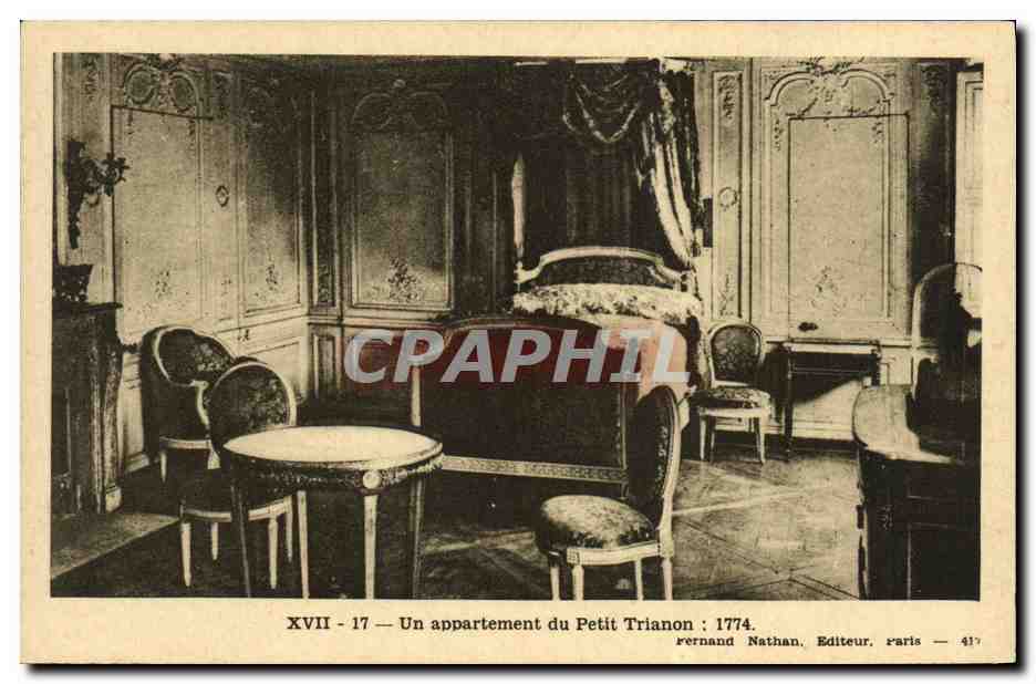 CPA Un Appartement du Petit Trianon 1774 Versailles