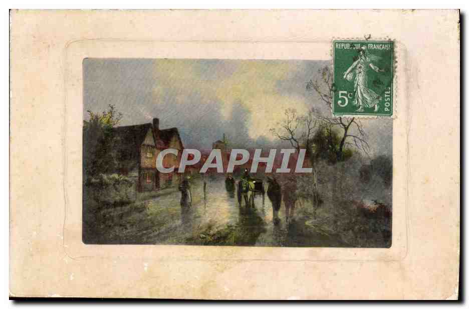 CPA Paysage Ruelle