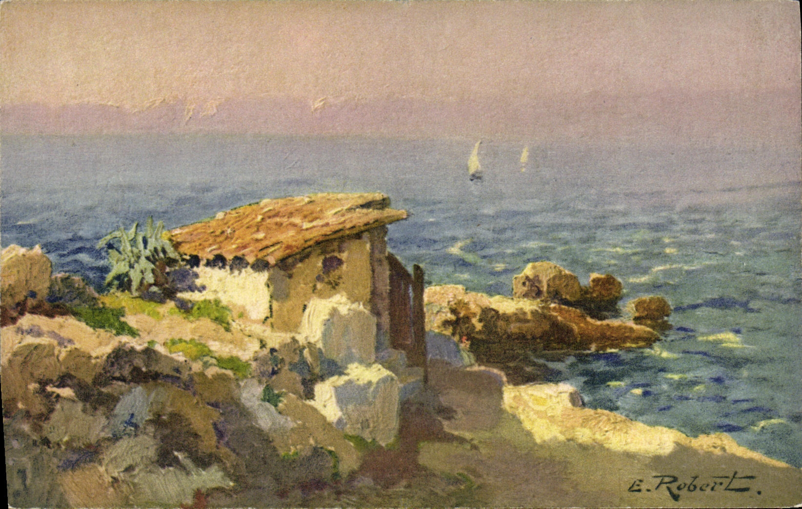 CPA Bord de mer Robert