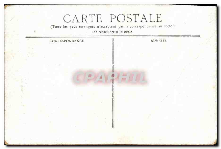 CPA Versailles Bassin Latone — Verso