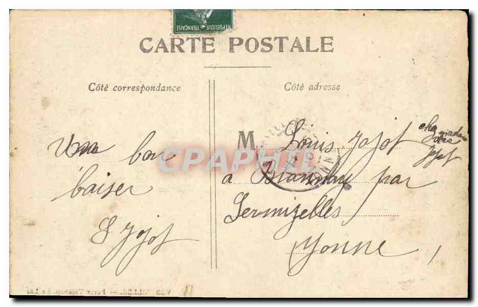 Versailles — Petit Trianon. Le Lac — Éditeur non visible — Verso