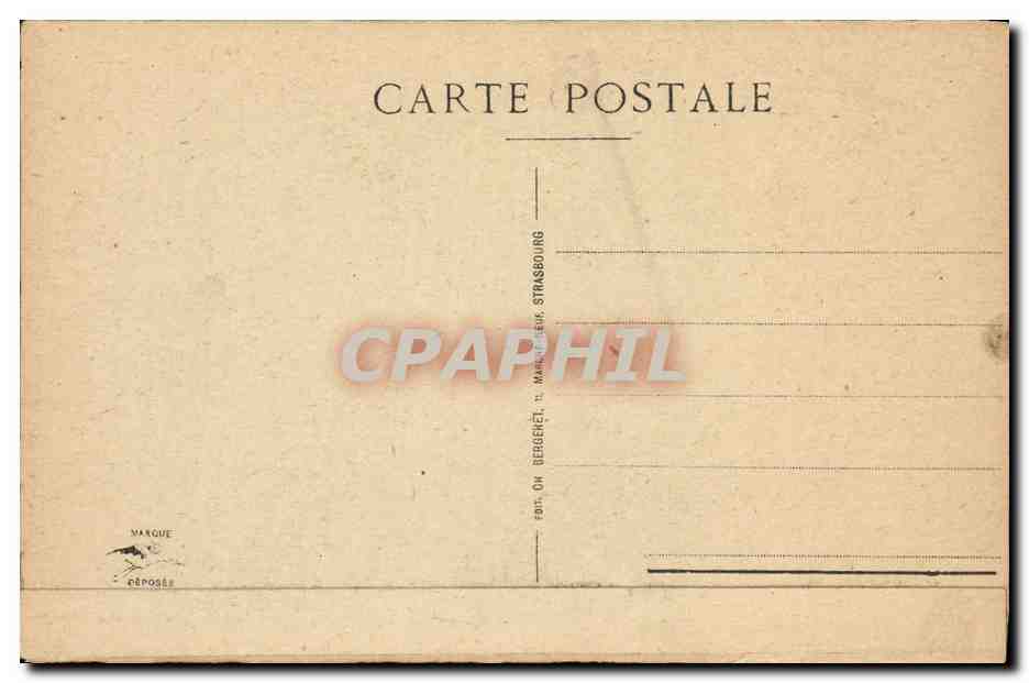CPA Strasbourg Eglise Saint Thomas Tombeau de Maurice de Saxe  — Verso