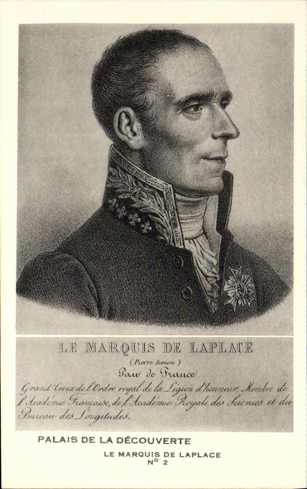 CPA Palais De La Decouverte Le Marquis de Laplace