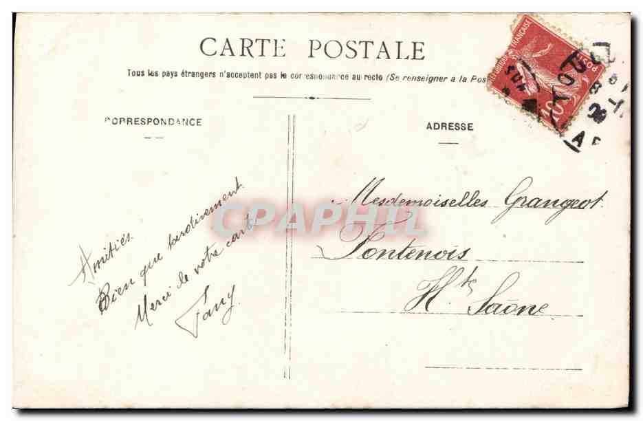 CPA Marine De Guerre Vive la Flotte Militaria — Rückseite