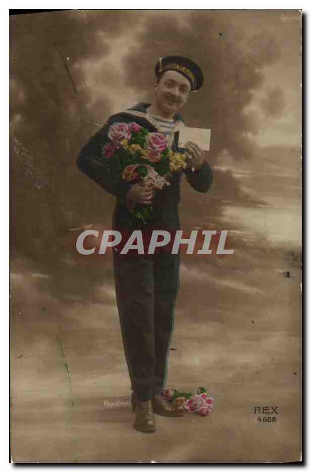 CPA Soldat Marin Militaria