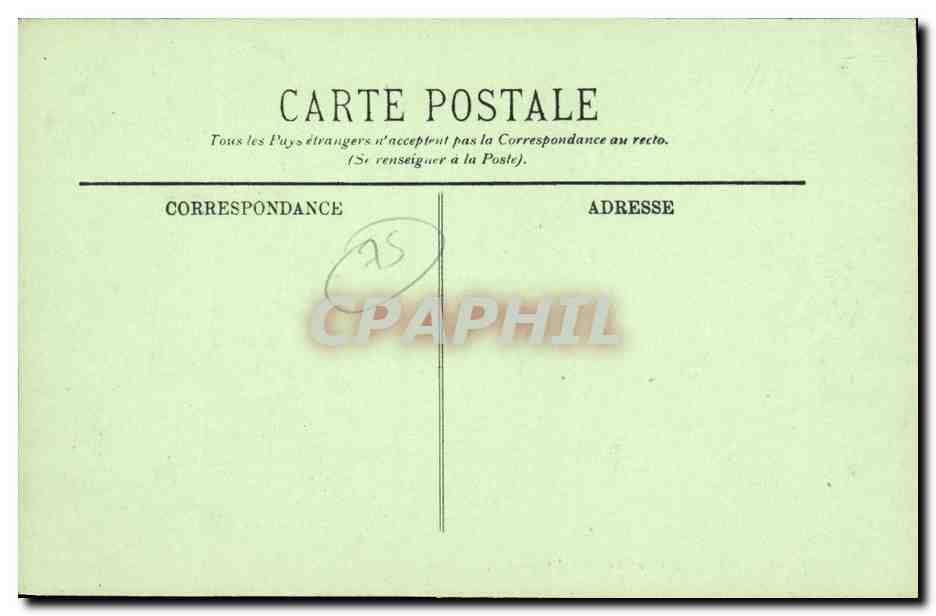 CPA Paris La Place du Chalelet — Verso
