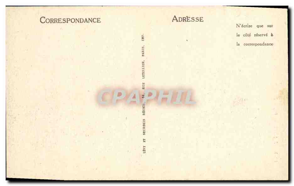 CPA Paris Place de la Bastille et Colonne de Juiliet — Verso